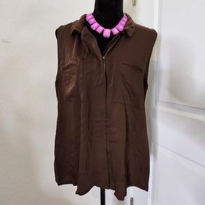 🫶🏽Liz Claiborne zip front top
